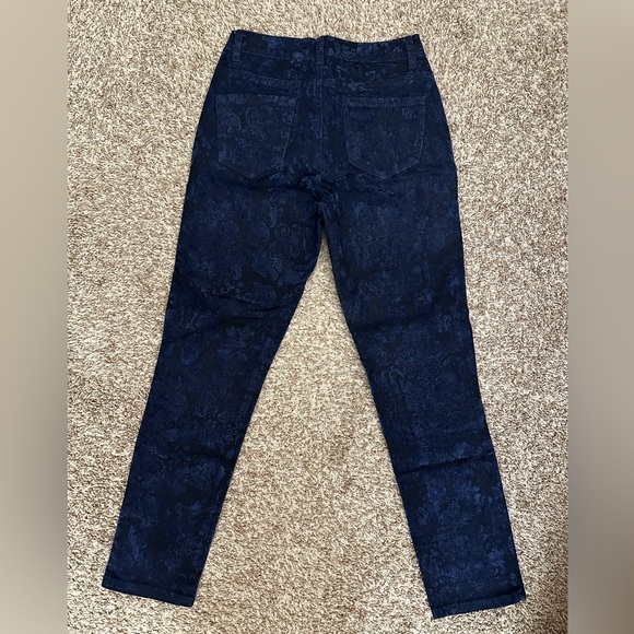 Diane Gilman DG2 Pants, Navy with Crystals, Size 2 - Picture 2 of 3